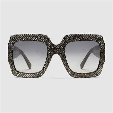 rhinestone gucci glasses